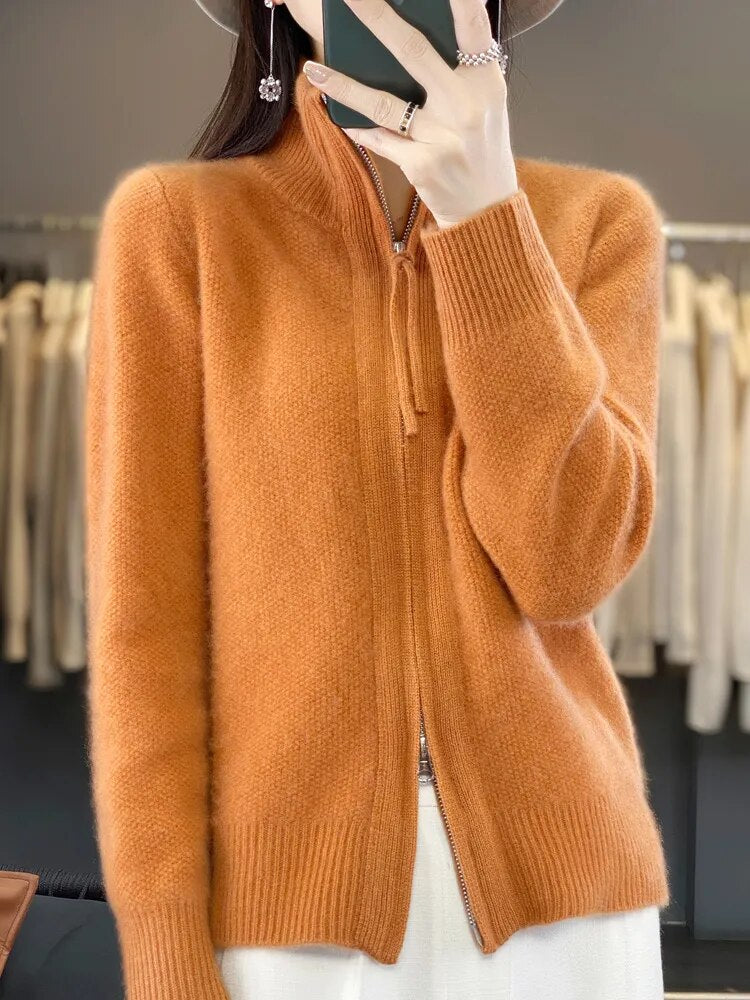 Van Delft Mode® | Comfortabele Zip-Up Cardigan