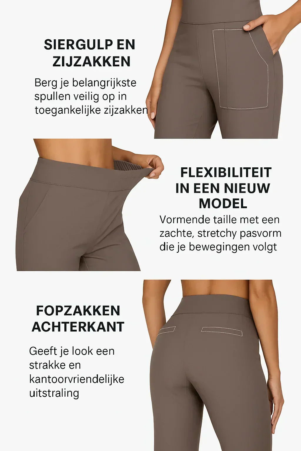Van Delft Mode® | Comfortabele dames stretch broek (TIJDELIJK 1+1 GRATIS!)