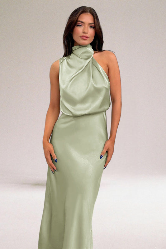 Van Delft Mode® | Satijnen Glamour Jurk