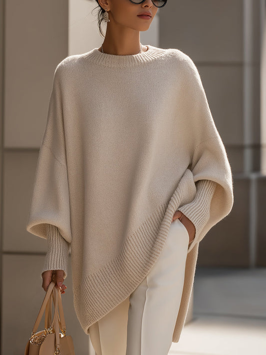 Van Delft Mode® | Oversized Lange Modieuze Trui