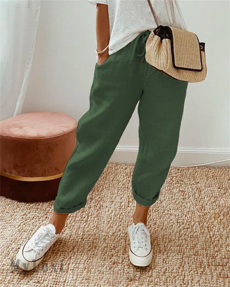 Van Delft Mode® | Elegante linnen zomerbroek