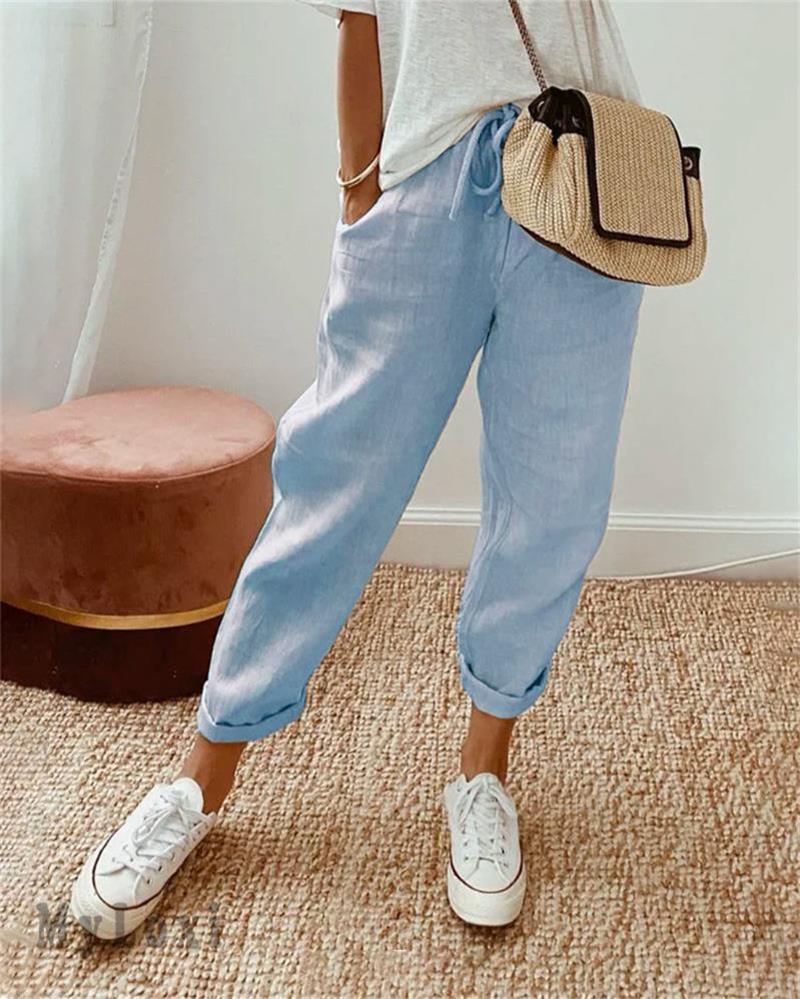 Van Delft Mode® | Elegante linnen zomerbroek