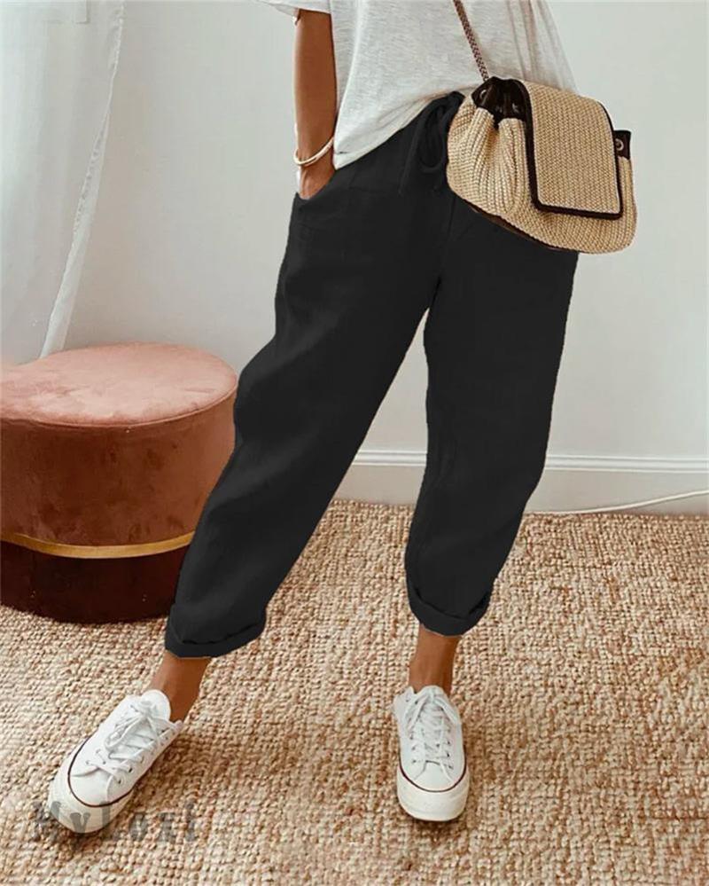 Van Delft Mode® | Elegante linnen zomerbroek
