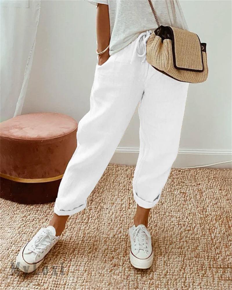 Van Delft Mode® | Elegante linnen zomerbroek