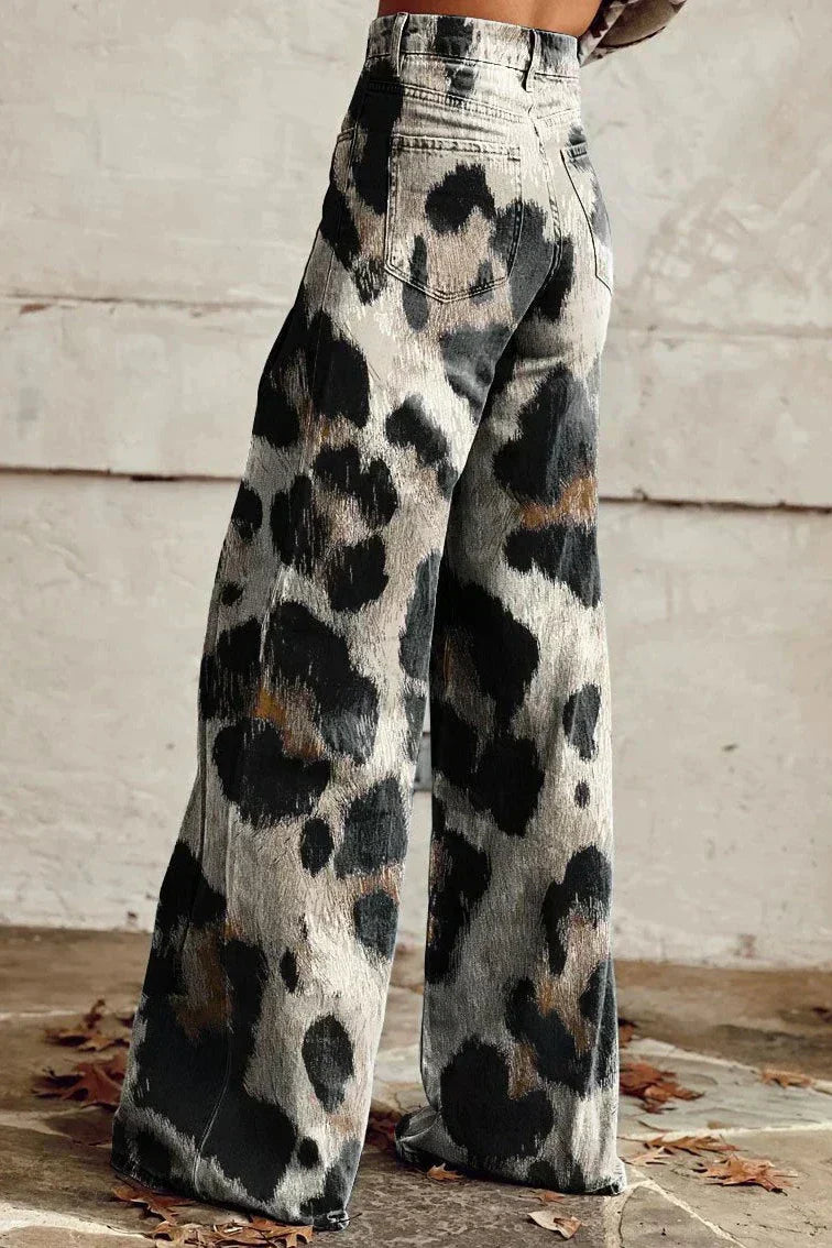 Van Delft Mode®| Boho Vintage Broek met Chic Print