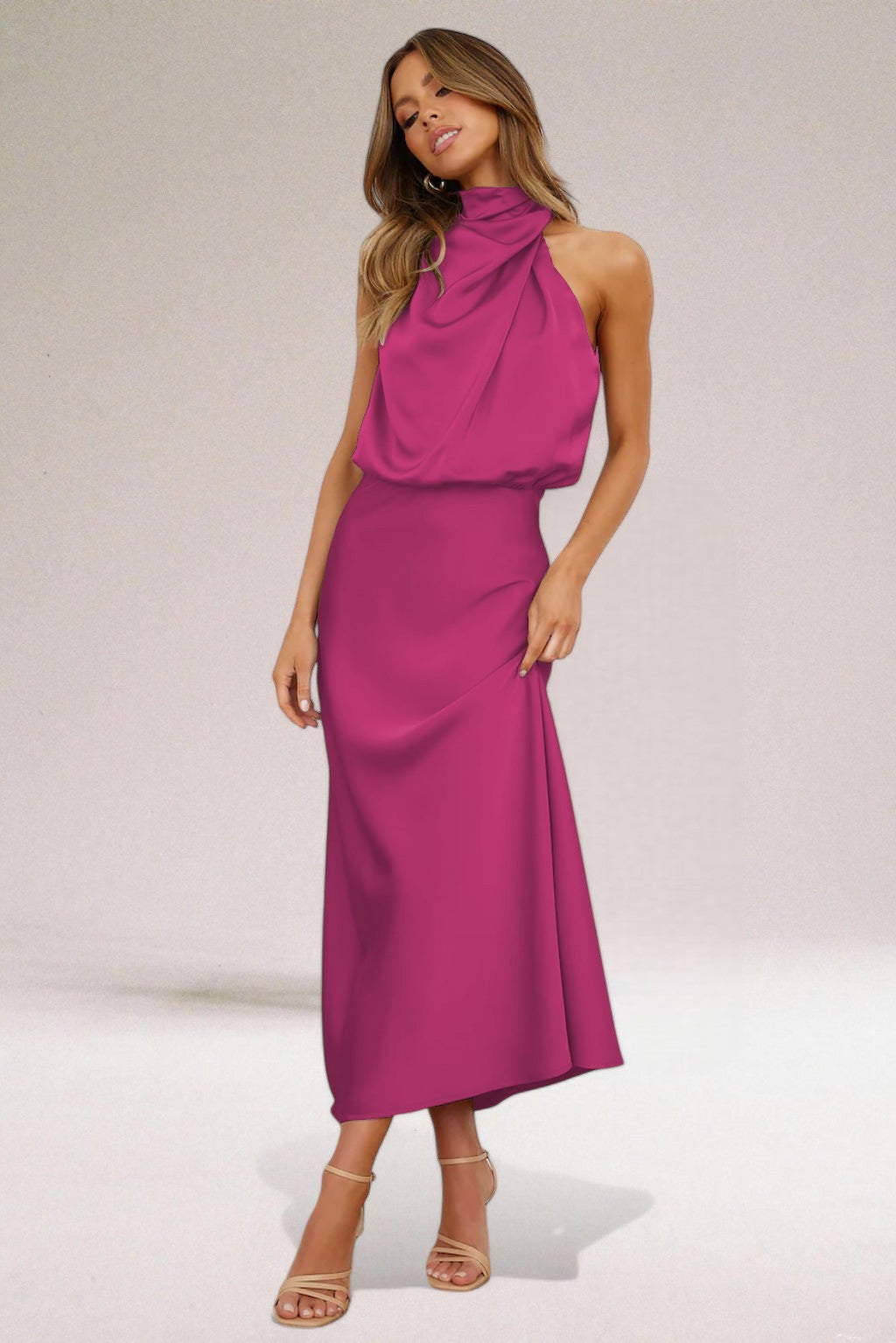 Van Delft Mode® | Satijnen Glamour Jurk