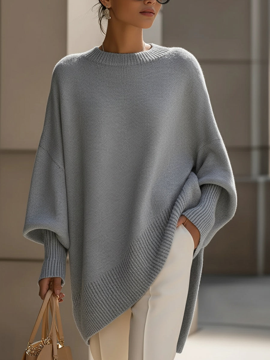 Van Delft Mode® | Oversized Lange Modieuze Trui