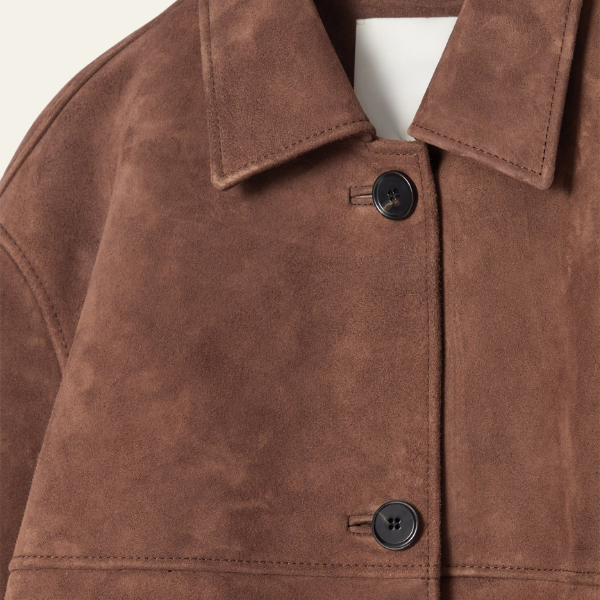 Van Delft Mode® | Collared Suede Jacket