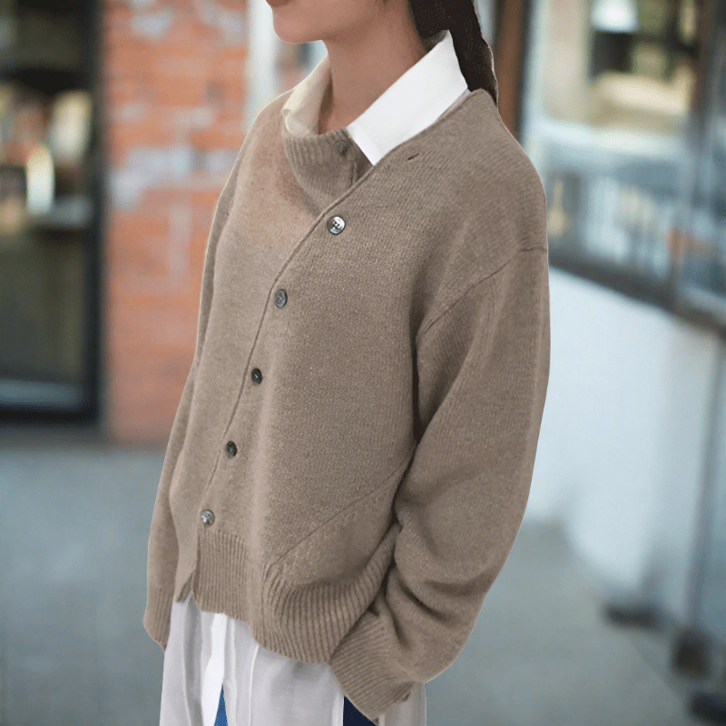 Van Delft Mode® | Cardigan Met Knoopjes