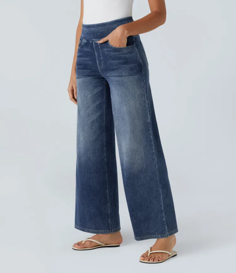 Van Delft Mode® | Comfortabele jeans met hoge taille
