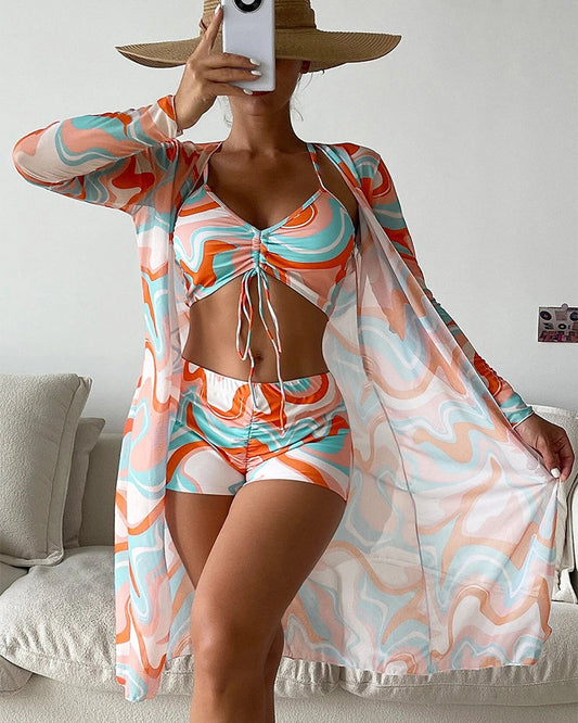 Laluna® | 3-Delige Bikini Set met Print