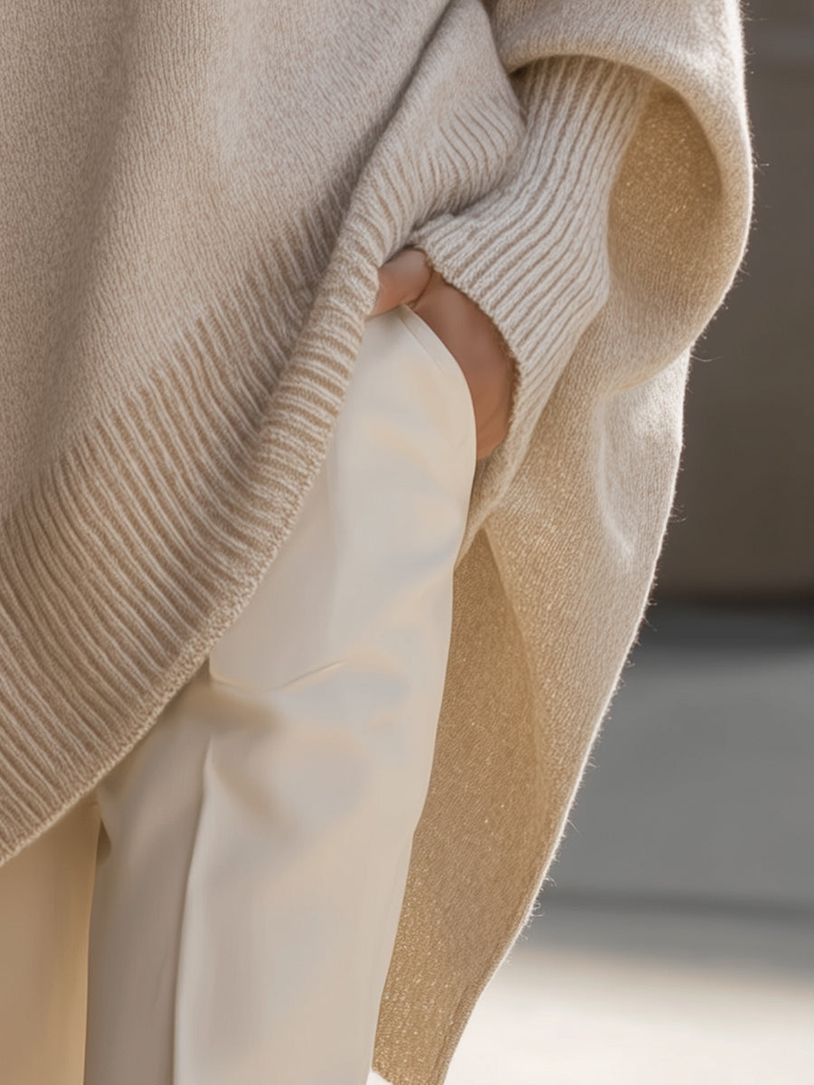 Van Delft Mode® | Oversized Lange Modieuze Trui