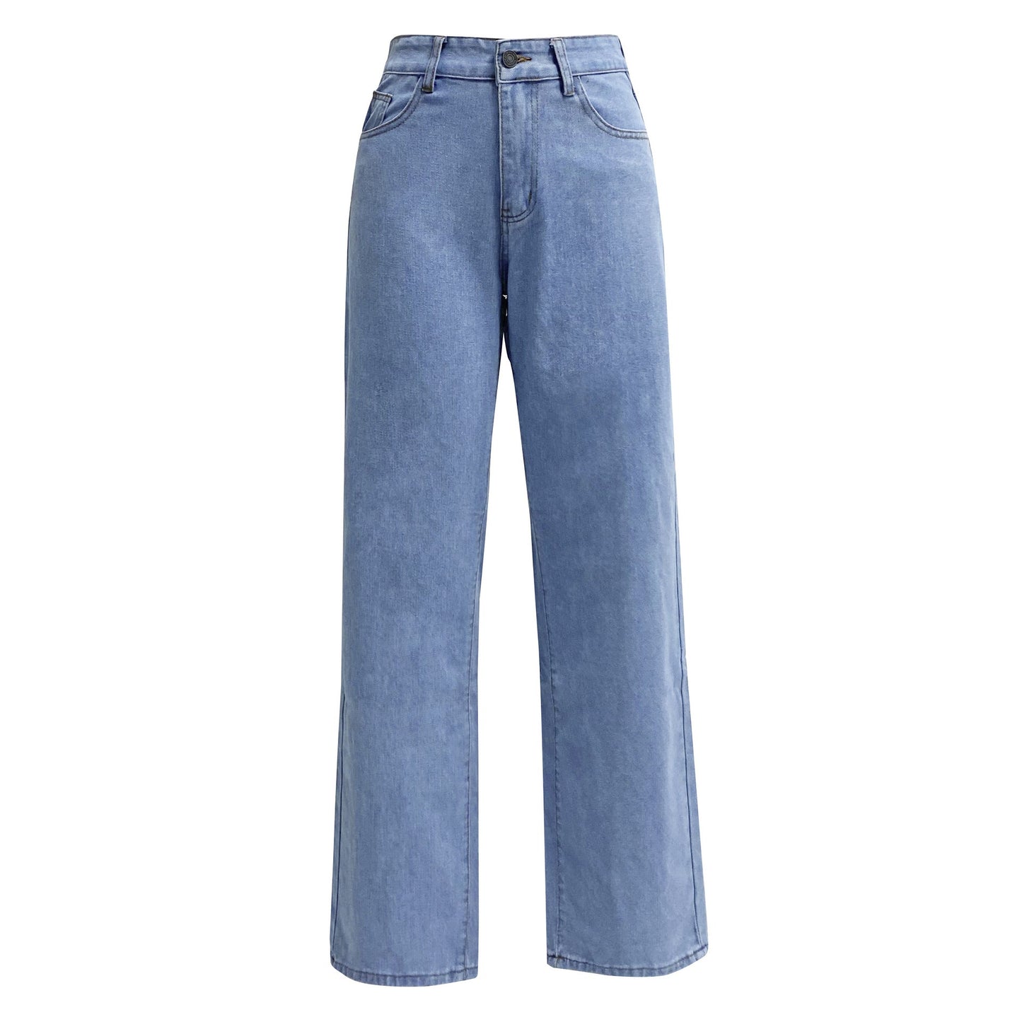 Van Delft Mode® | Blauwe Rechte Spijkerbroek