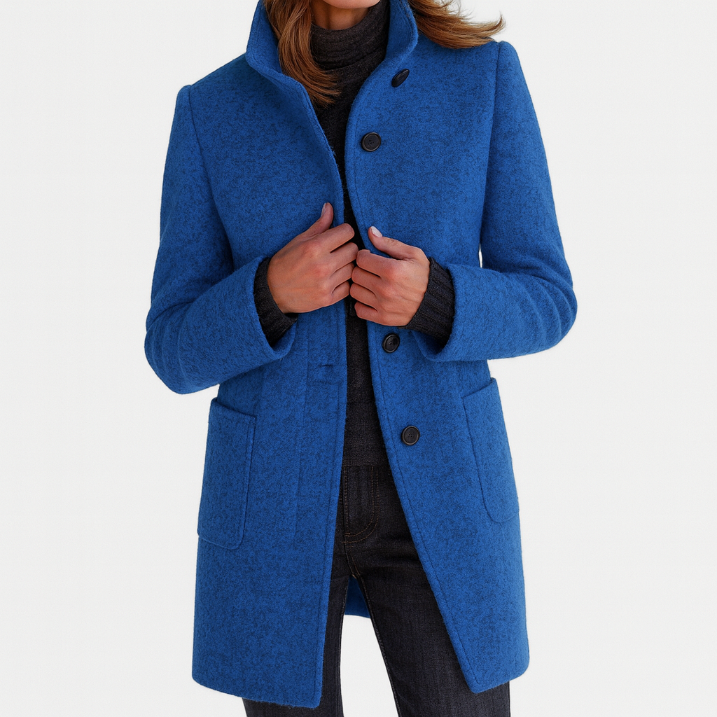 Van Delft Mode® | Damesjas met hoge kraag