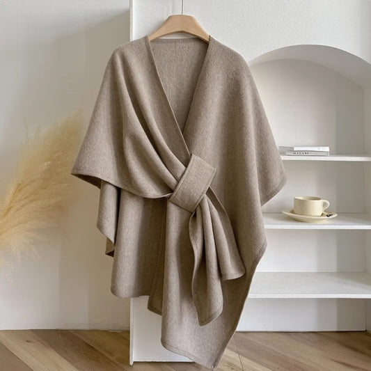 Van Delft Mode® | Comfortabele poncho met franjes (TIJDELIJK 1+1 GRATIS!)