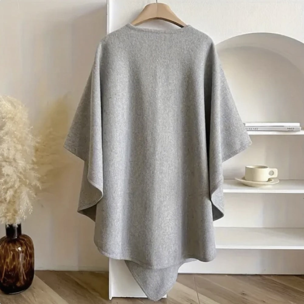 Van Delft Mode® | Comfortabele poncho met franjes (TIJDELIJK 1+1 GRATIS!)