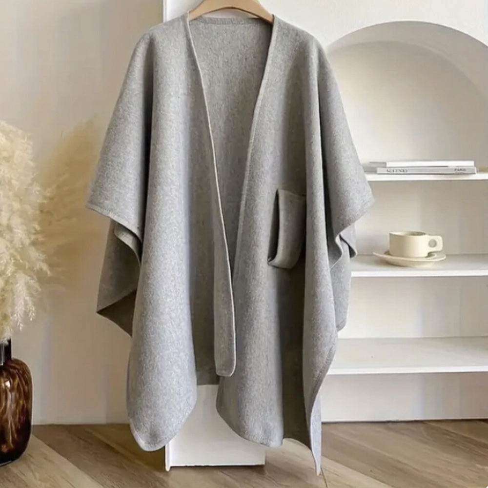 Van Delft Mode® | Comfortabele poncho met franjes (TIJDELIJK 1+1 GRATIS!)