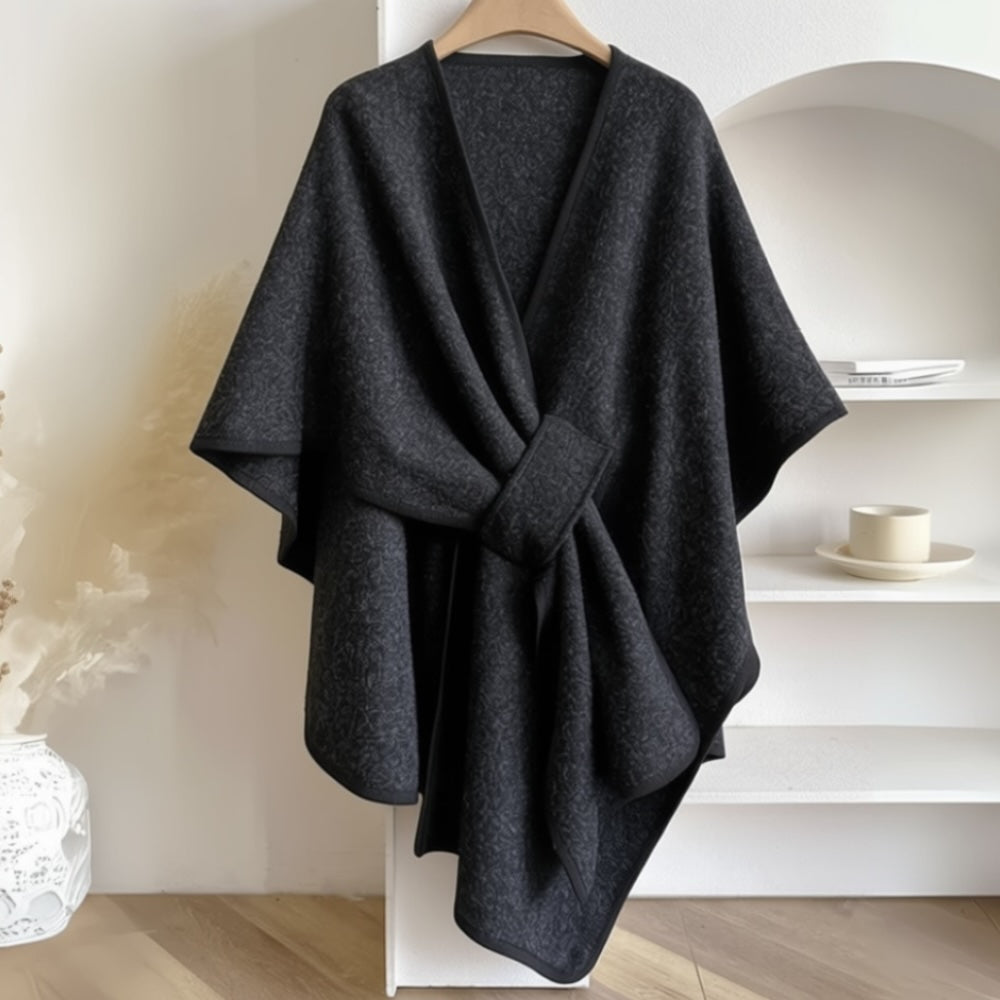 Van Delft Mode® | Comfortabele poncho met franjes (TIJDELIJK 1+1 GRATIS!)