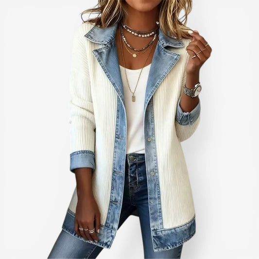 Van Delft Mode® | Zachte Denim Cardigan