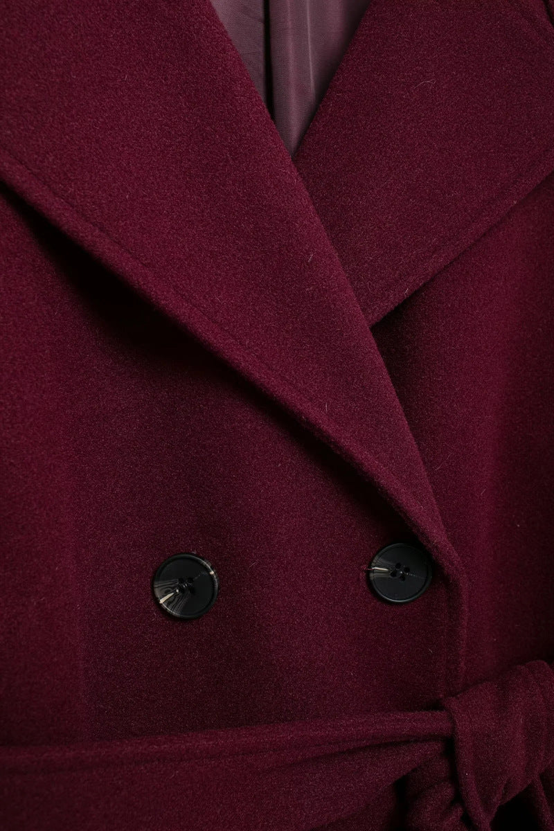 Van Delft Mode® | Classy Burgundy Jas