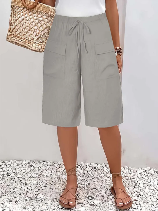 Van Delft Mode® | Korte broek met elastische tailleband