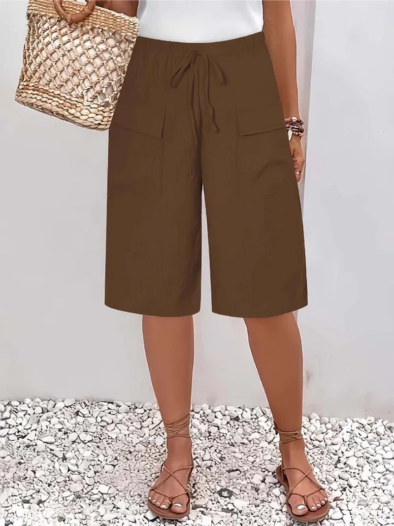 Van Delft Mode® | Korte broek met elastische tailleband