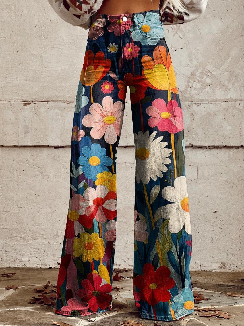Van Delft Mode®| Elegante en Moderne Bloemenbroek
