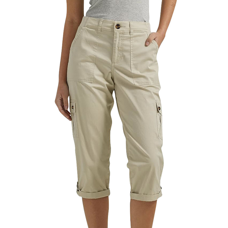 Van Delft Mode®| Capri Broek met Meerdere Zakken en Comfortabele Pasvorm voor Maximale Bewegingsvrijheid